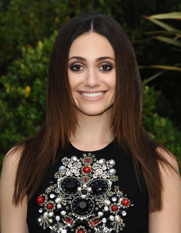 Emmy Rossum on her way to Chelsea Lately in LA 1/29/13 
