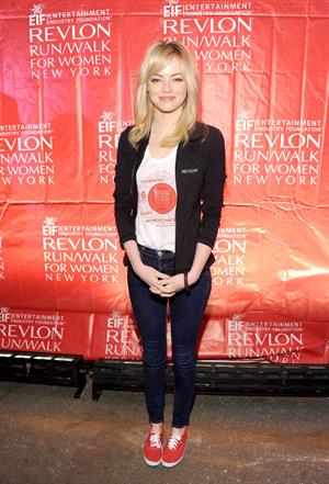 Emma Stone Revlon Run/Walk For Women in New York City - May 4, 2013 