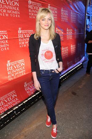 Emma Stone Revlon Run/Walk For Women in New York City - May 4, 2013 