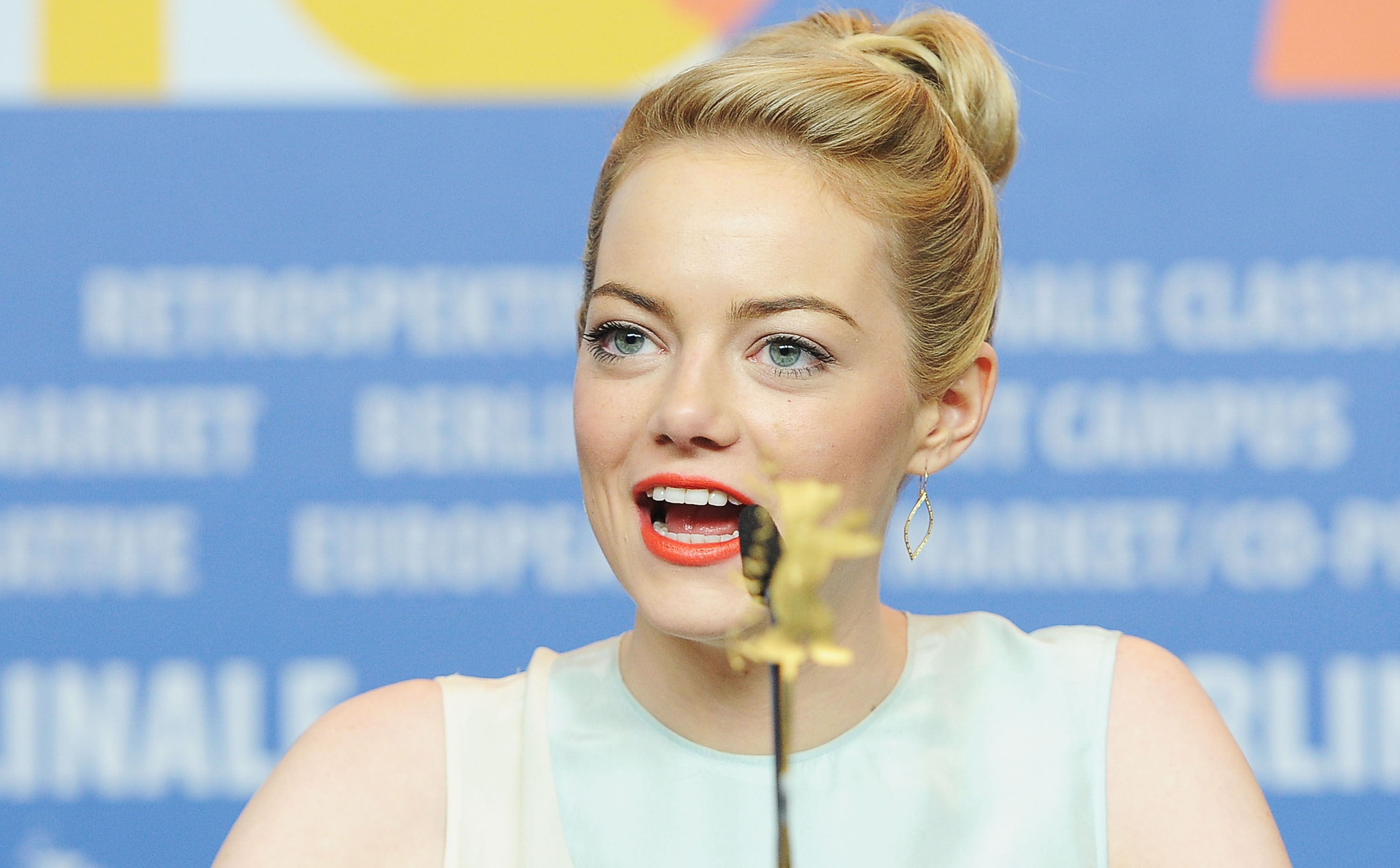 Emma Stone  'The Croods' photocall at 63rd Berlinale Int. Film Festival in Berlin 2/15/13 