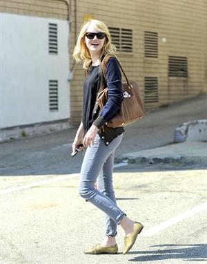 Emma Stone - Shamrock Tattoo in LA. 