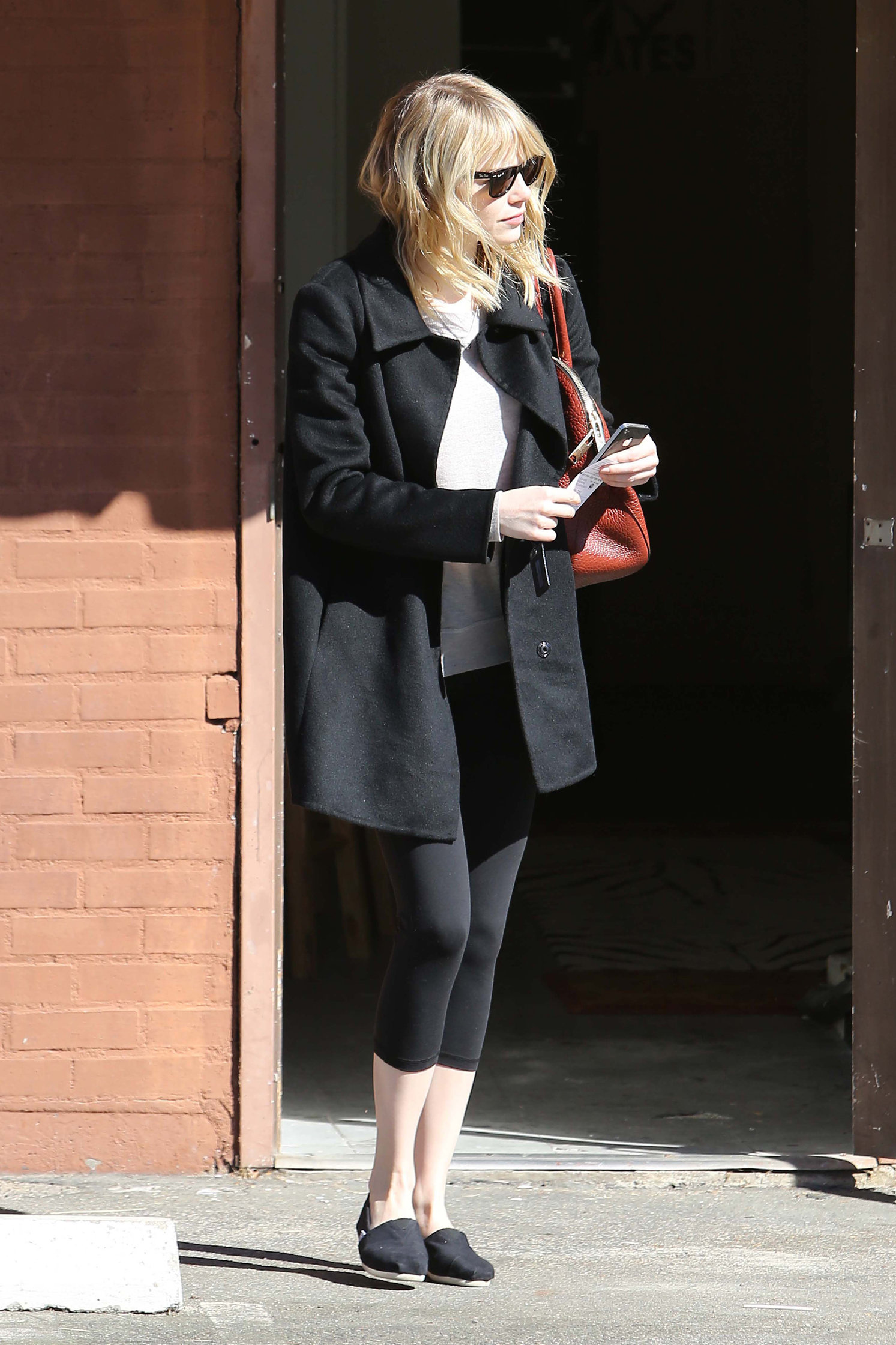 Emma Stone leaving pilates class in LA 11/5/12