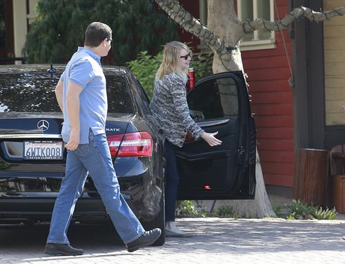 Emma Stone at a film studio office on October 10, 2012