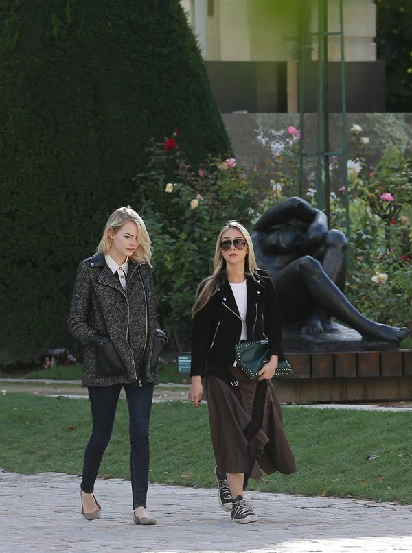 Emma Stone at Musee Rodin in Paris - October 4,2012 