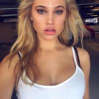 Meredith Mickelson taking a selfie