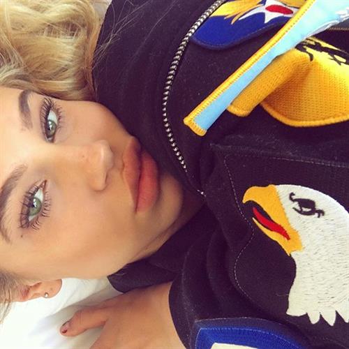 Meredith Mickelson taking a selfie