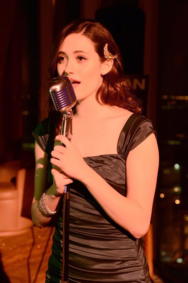 Emmy Rossum Manhattan Magazine Cover Party in New York, January 16, 2013 