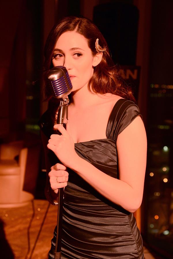 Emmy Rossum Manhattan Magazine Cover Party in New York, January 16, 2013 