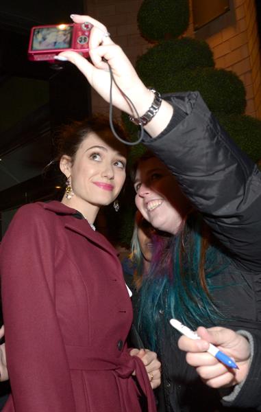 Emmy Rossum at Late Night with Jimmy Fallon in NYC 1/15/13 