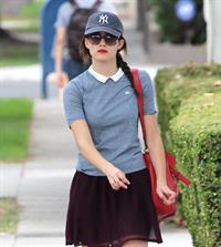Emmy Rossum out and about in New York 10/20/12 