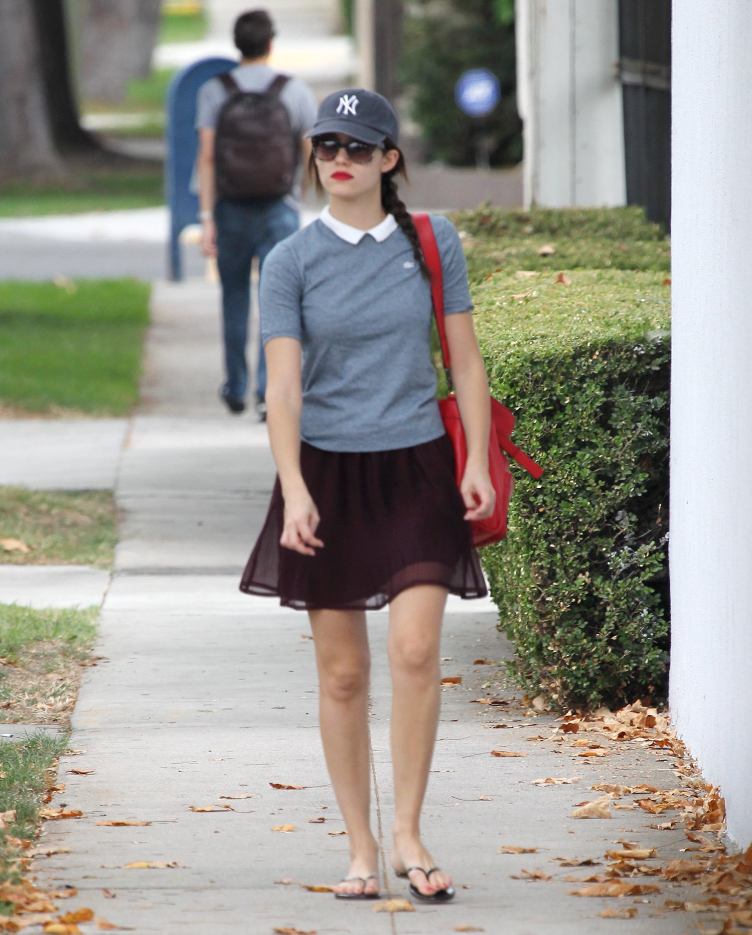 Emmy Rossum out and about in New York 10/20/12 