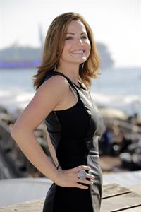 Erica Durance Saving Hope photocall at Palais des Festivals in Cannes 10/8/12 