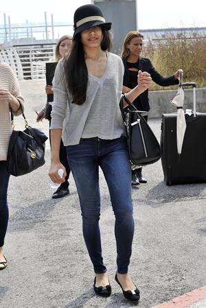 Freida Pinto - Arrives in Venice for the 69th Venice Film Festival - September 6, 2012