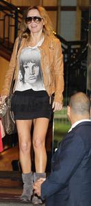 Geri Halliwell leaves The Sheraton On The Park Hotel in Sidney on June 26, 2013