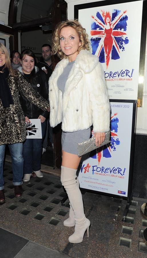 Geri Halliwell 'Viva Forever' at the Piccadilly Theatre in London 12/18/12 