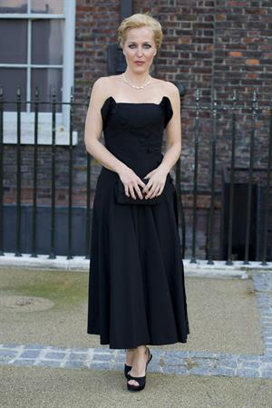 Gillian Anderson Fashion Rules Exhibition launch party in London July 4, 2013 