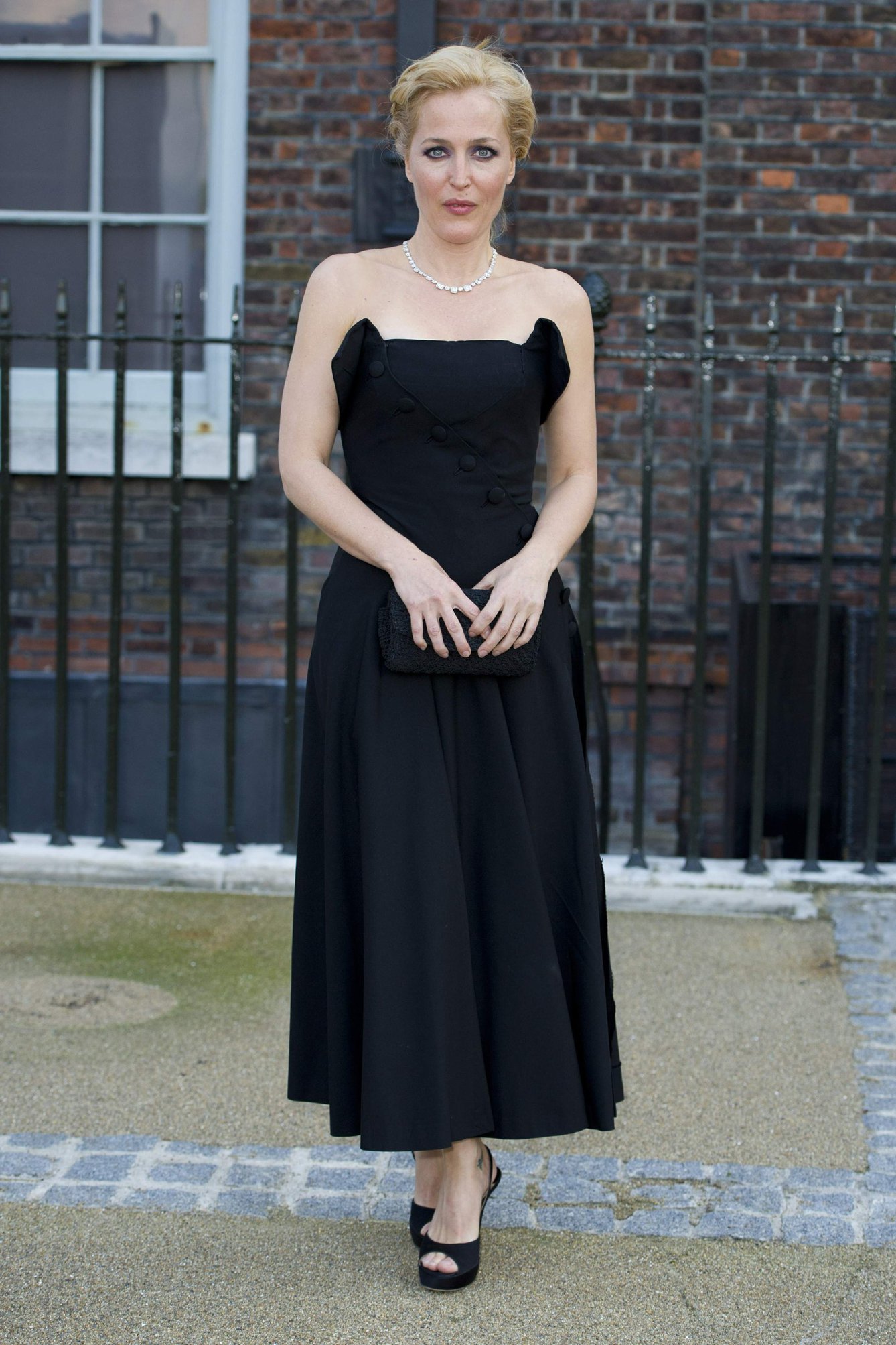 Gillian Anderson Pictures Gillian Anderson Fashion Rules Exhibition launch party in London July 4, 2013