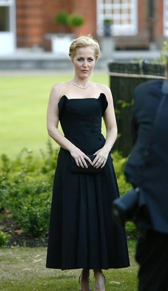Gillian Anderson Fashion Rules Exhibition launch party in London July 4, 2013 