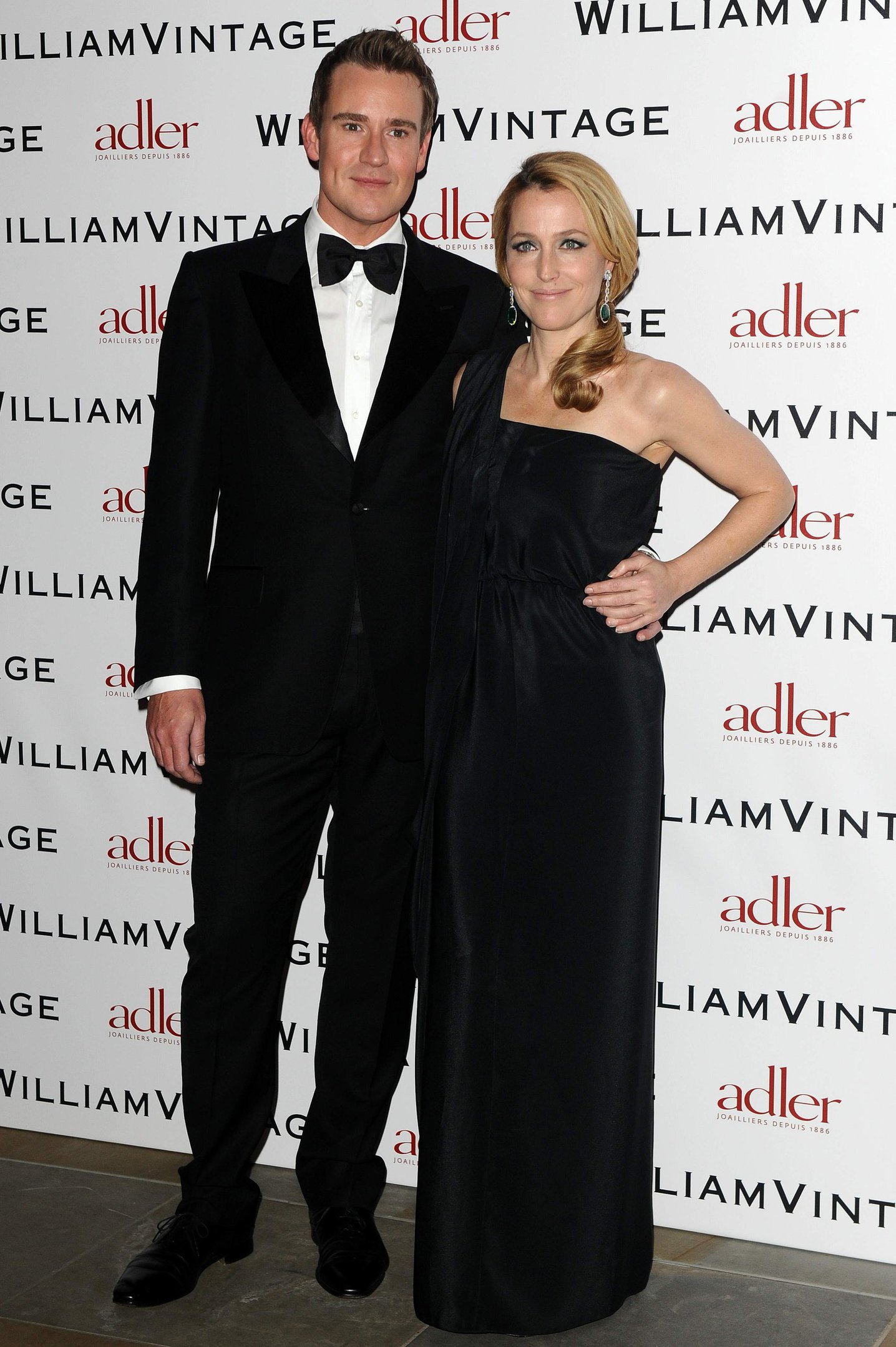 Gillian Anderson attends private dinner hosted by William Vintage February 8, 2013 in London 