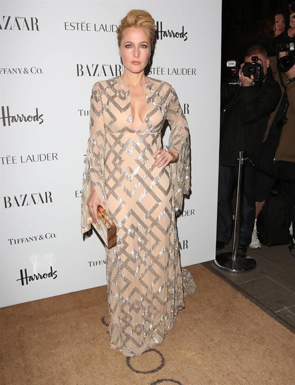 Gillian Anderson  Harper’s Bazaar Women of the Year Awards in London - October 31, 2012 