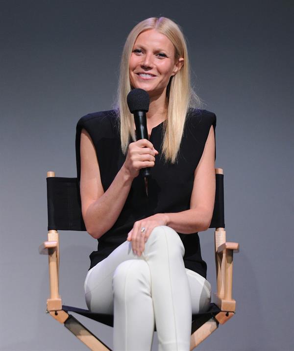 Gwyneth Paltrow attends 'Meet The Developer' at the Apple Store Soho in NY May 7, 2013 