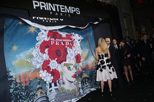 Gwyneth Paltrow Printemps Christmas Decorations Inauguration In Paris -- Nov. 7, 2013 