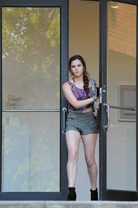 Hailee Steinfeld filming 'Can A Song Save Your Life' 7/9/12 