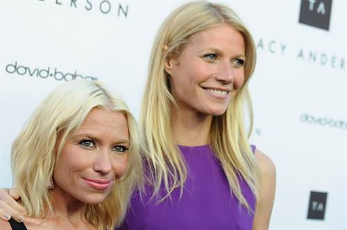 Gwyneth Paltrow Tracy Anderson flagship studio opening in Brentwood 4/4/13 