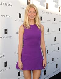 Gwyneth Paltrow Tracy Anderson flagship studio opening in Brentwood 4/4/13 