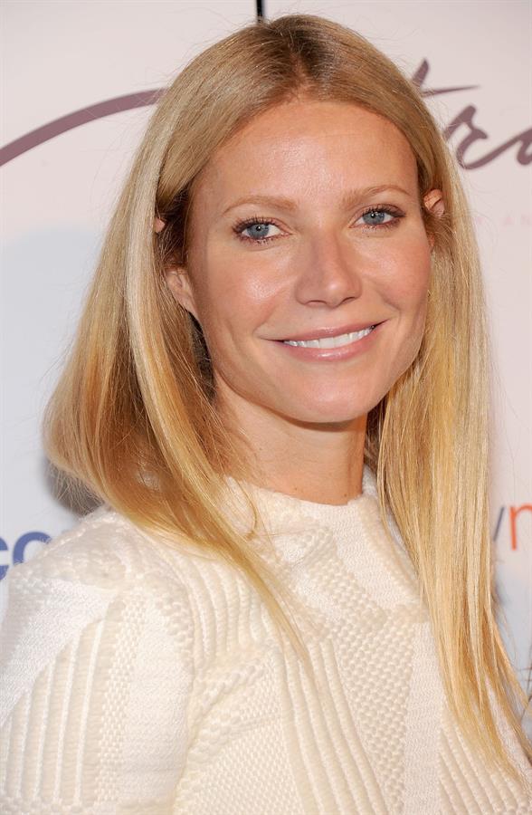 Gwyneth Paltrow Launching the DVD series  The Tracy Anderson Method Pregnancy Project  in New York. Oct. 5, 2012 