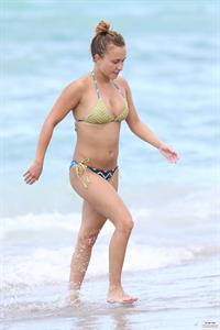Hayden Panettiere - Bikini candids in Miami 9/1/13