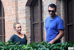 Hayden Panettiere & Wladimir Klitschko checking out the sights in Verona, Italy on June 6, 2013