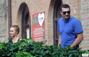 Hayden Panettiere & Wladimir Klitschko checking out the sights in Verona, Italy on June 6, 2013
