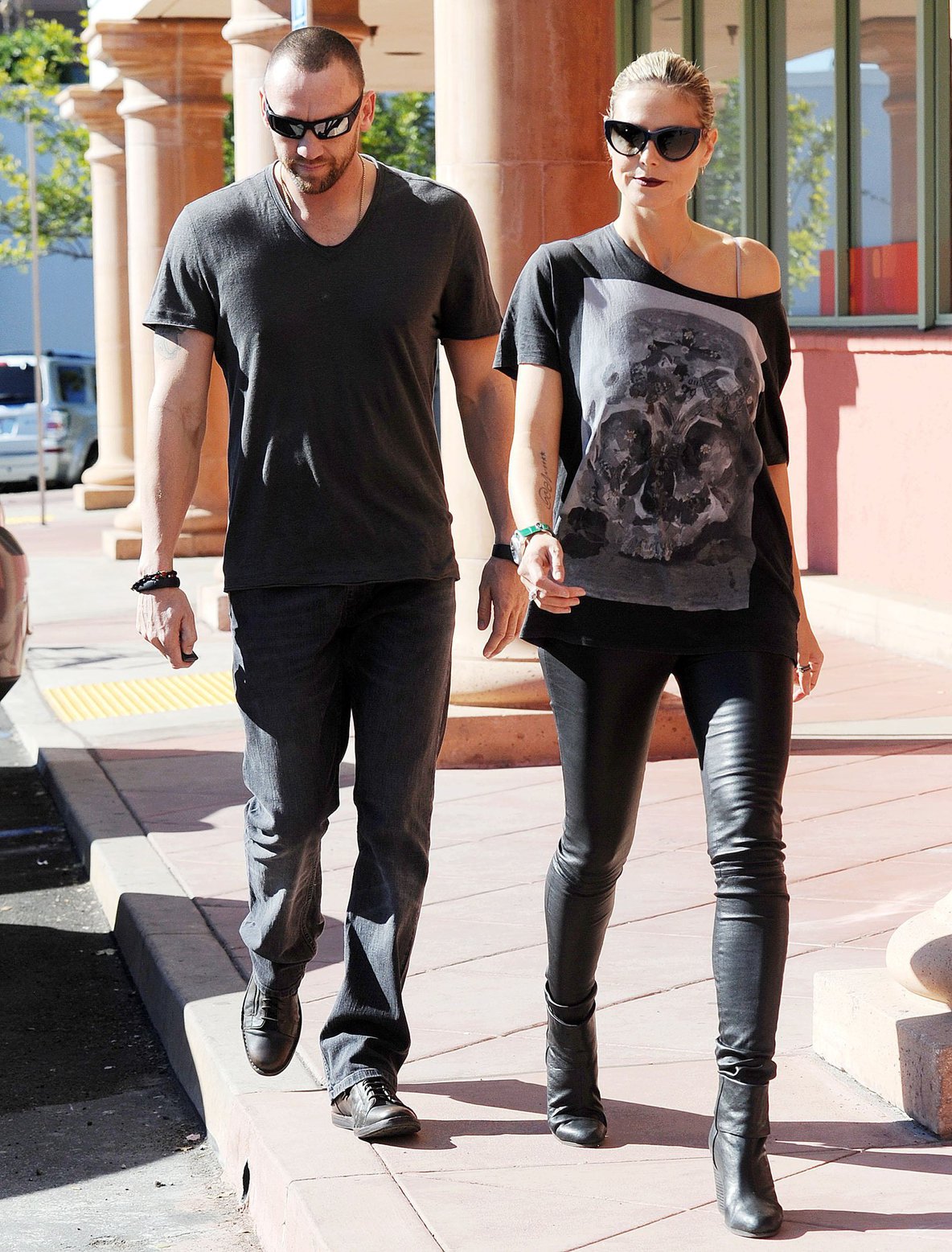 Heidi Klum Grocery shopping in Brentwood