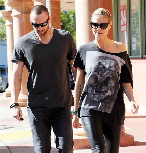 Heidi Klum Grocery shopping in Brentwood