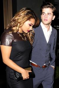 Vanessa White Leaving Novikov Restaurant in London - November 14, 2012 