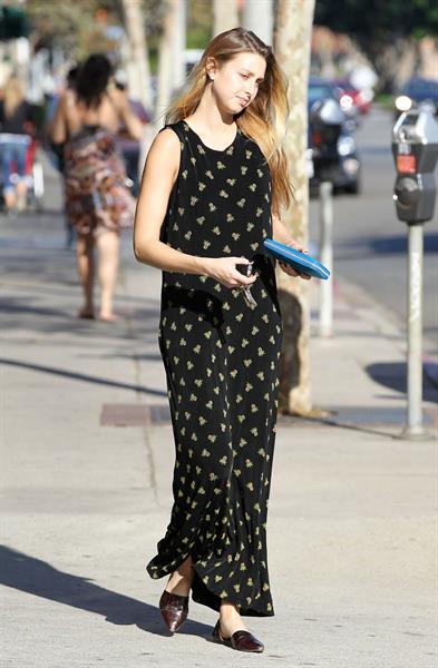 Whitney Port Running errands in Brentwood (October 13, 2012) 