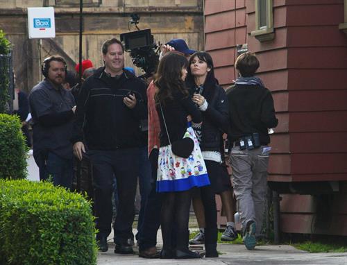 Zooey Deschanel on the set of 'New Girl in Los Angeles December 4, 2012 