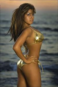Erika Fernandez in a bikini