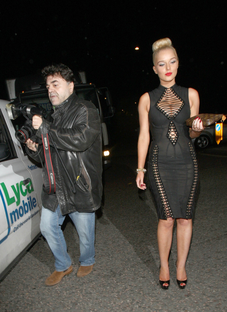 Helen Flanagan FHM Sept issue launch at Whisky Mist nightclub in London 7/30/13 