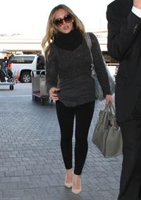 Hilary Duff departing on a flight at LAX Airport 2/18/13 