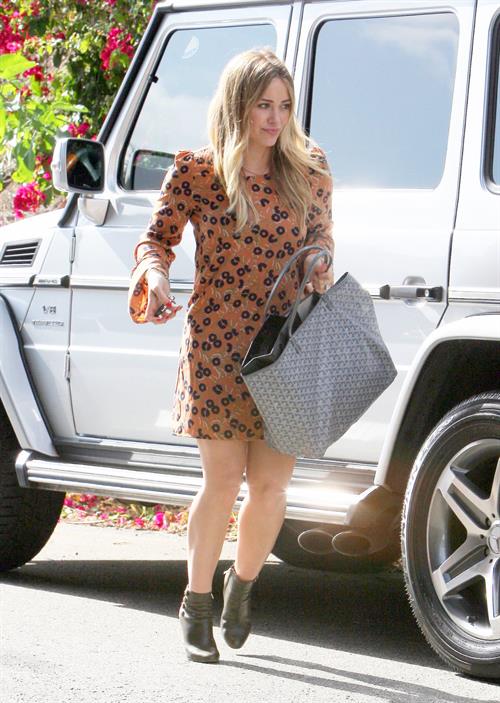 Hilary Duff in Los Angeles 10/29/13  