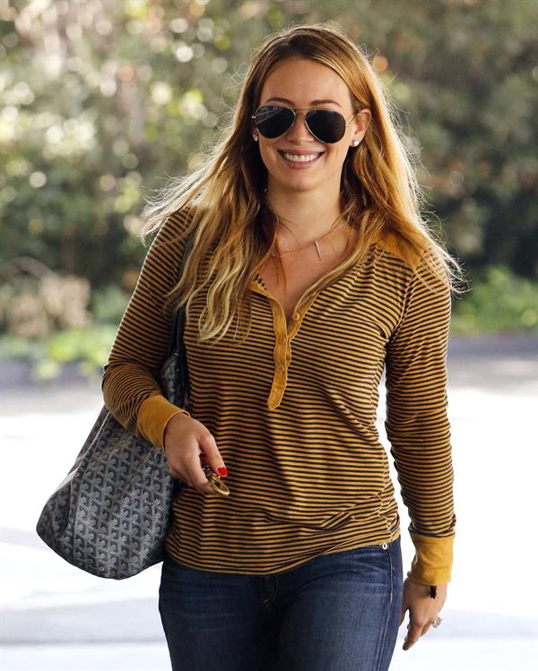 Hilary Duff in Los Angeles 10/27/13  