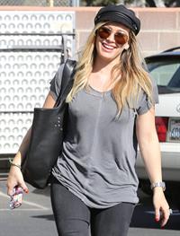 Hilary Duff candids in Santa Monica 11/1/13  