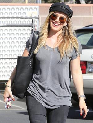 Hilary Duff candids in Santa Monica 11/1/13  