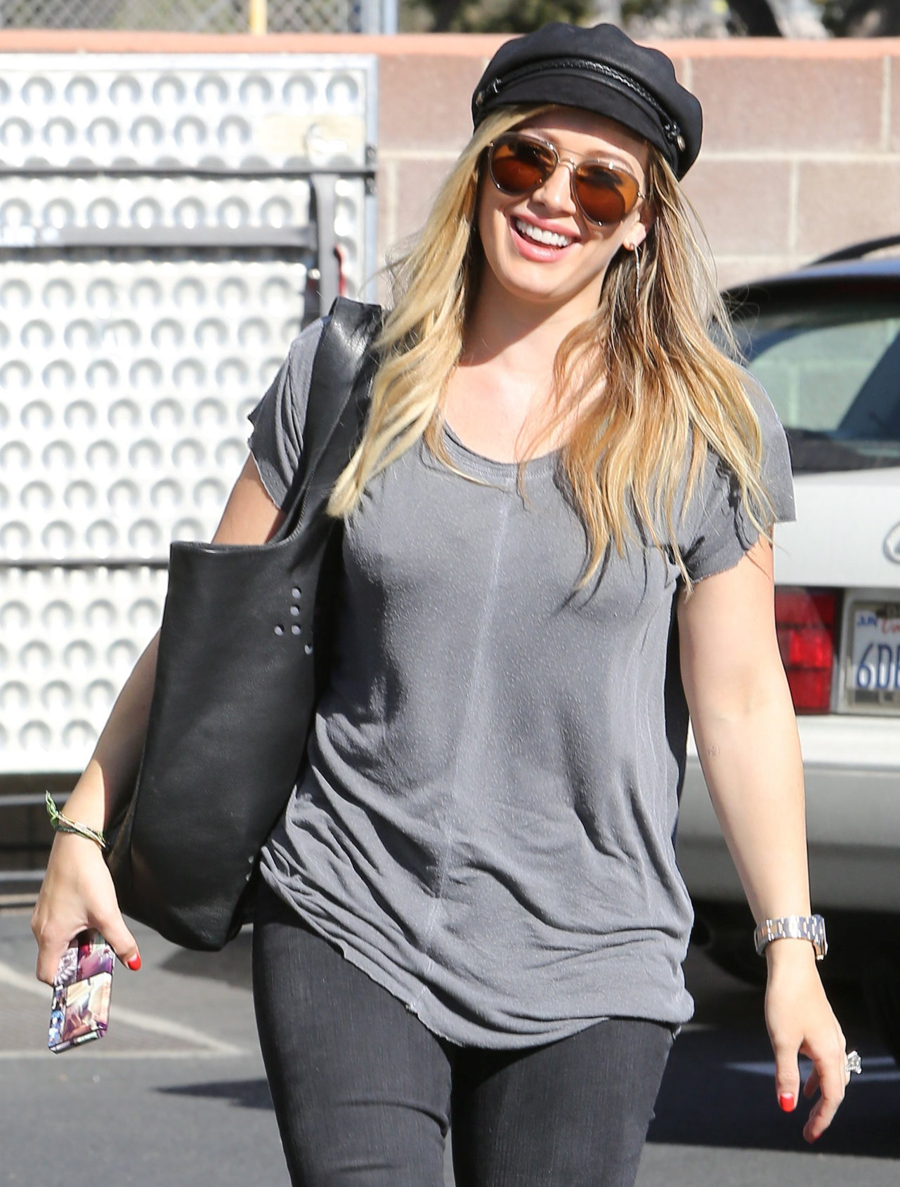 Hilary Duff candids in Santa Monica 11/1/13  