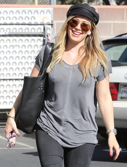 Hilary Duff candids in Santa Monica 11/1/13  