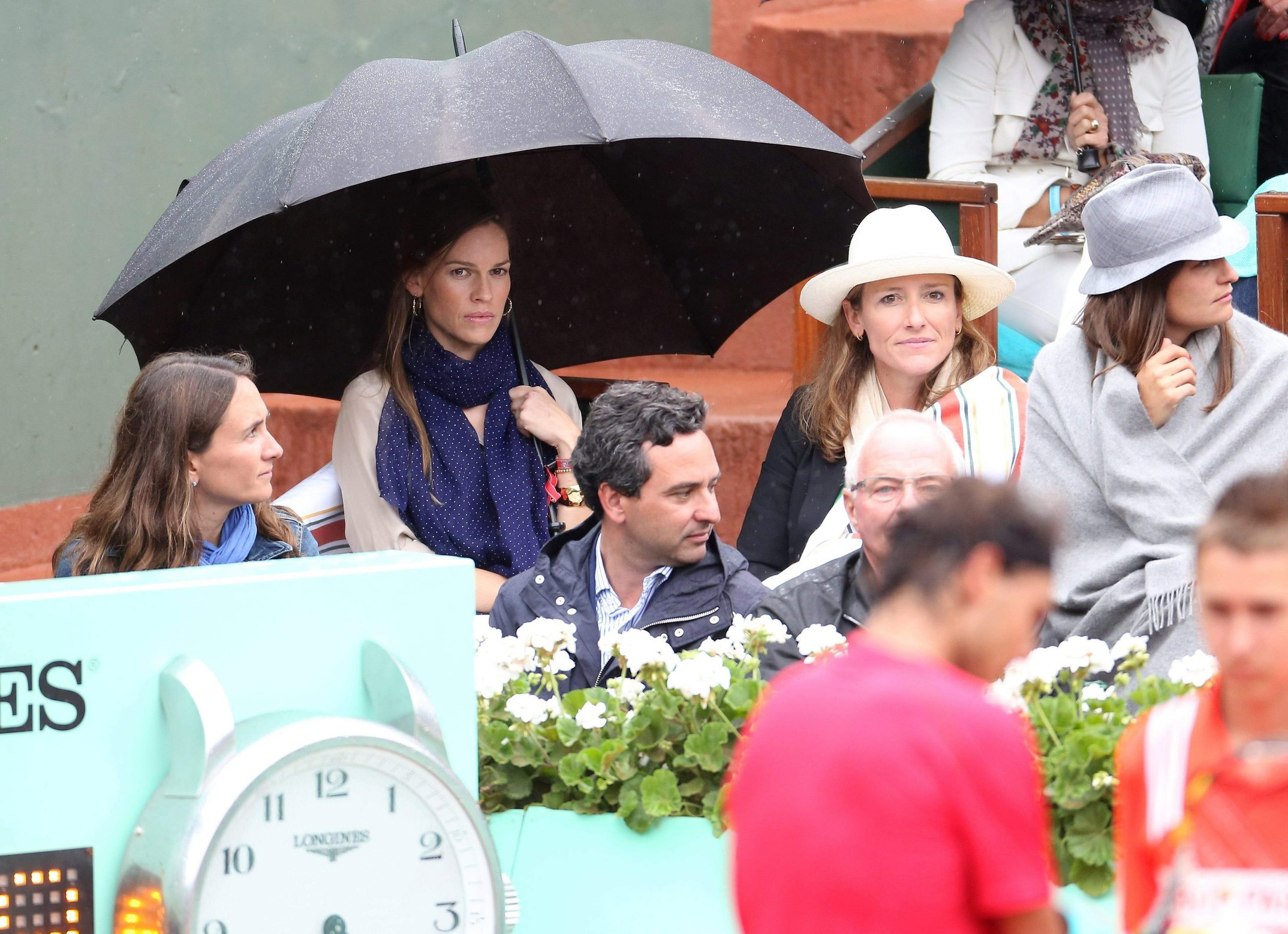 Hilary Swank at the Roland Garros Tennis French Open Tournament June 10, 2012