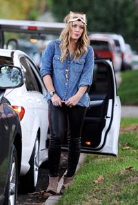 Hilary Duff - Toluca Lake in LA 10/31/13  