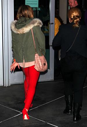 Hilary Duff – Pink concert at the Staples Center 10/12/13  